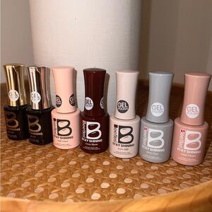 Beetles Gel Polish Collection - Black, Red, Gray, Pink